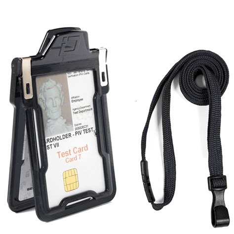 badge holder rfid|best id holder and lanyard.